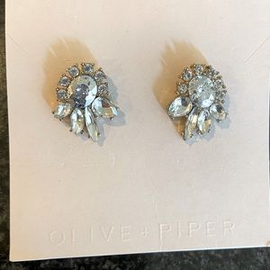 Olive + Piper Earrings New Mixed Tones Bridesmaid Studs- Never Worn